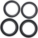 All balls racing voorvork keerring set fork seal set abr 56-139 incl. dust cap