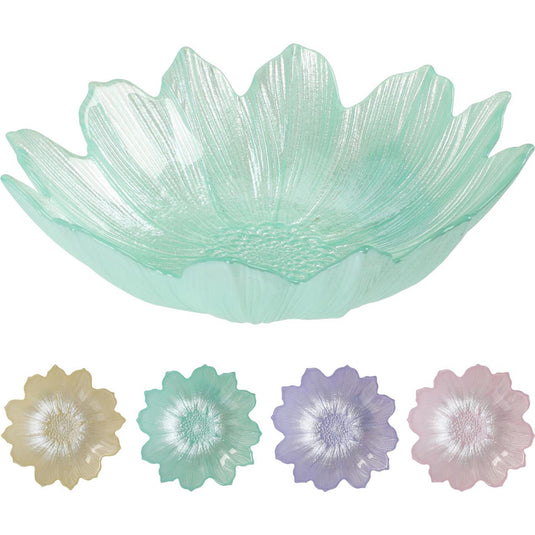 Home styling schaal glas ã˜16cm 4 ass. kleur