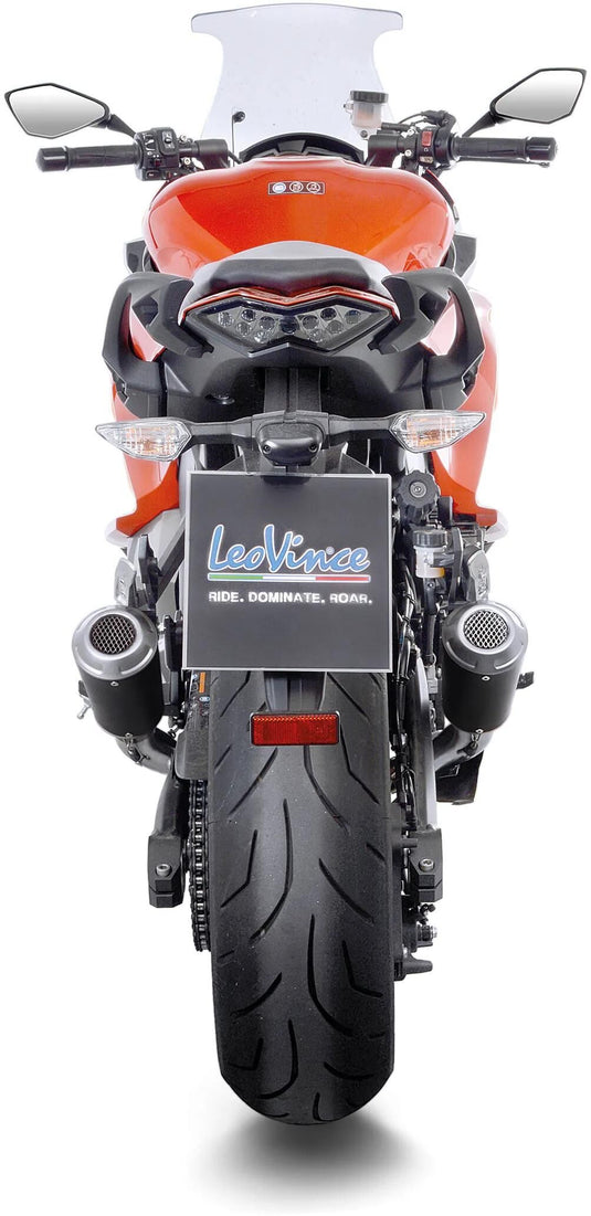 Leovince schalldämpfer sbk lv-10 black edition schalld leo slipon lv-10 sw-si