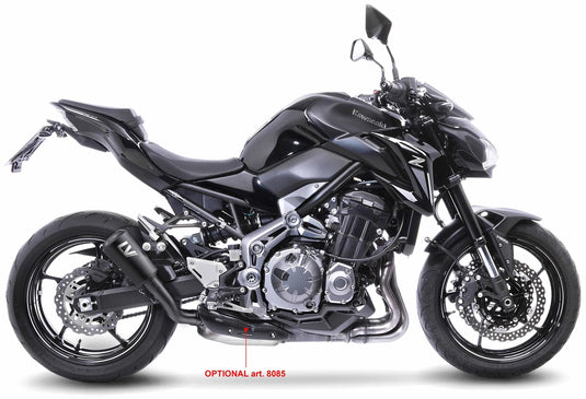 Leovince geluiddemper sbk lv-10 full black schalld leo slipon lv-10 sw