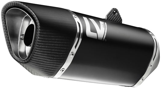Leovince geluiddemper sbk lv-14 r black edition schalld leo slipon lv-14 r sw