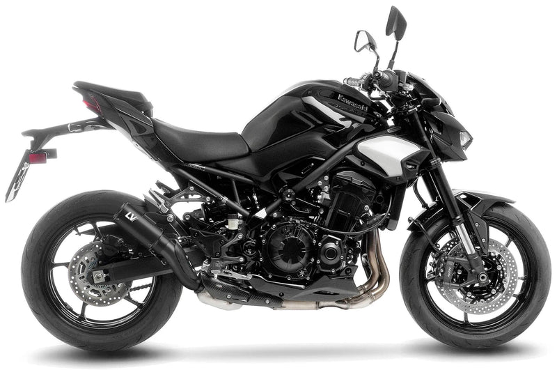 Load image into Gallery viewer, Leovince schalldämpfer sbk lv corsa s full black edition schalld leo slipon lv corsa s sw

