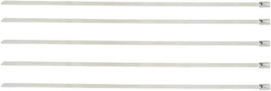 Silent sport kabelbinder stainless steel cable tie 300mm 5pcs.