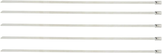 Silent sport kabelbinder stainless steel cable tie 300mm 5pcs.