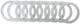 Trw stalen ringset clutch.steel.kit mes310-9