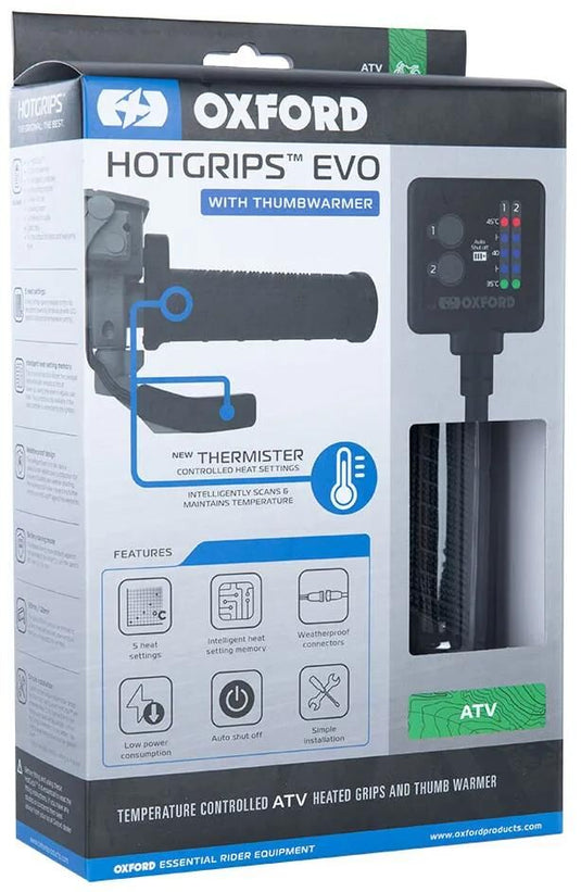 Oxford heizgriffe hotgrips evo heated grips evo a 22+25mm open dual 5-stage