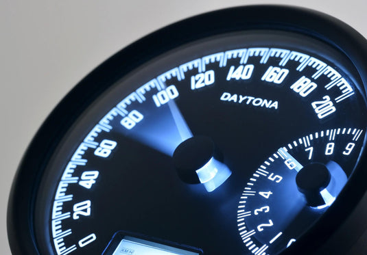 Daytona tachometer velona w speedometer velona-w, sw m. speed m. 200km h