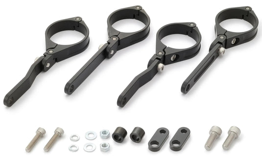 Daytona scheinwerferhalter dual-axis bracket sh. aluminum 49mm sw adjustab
