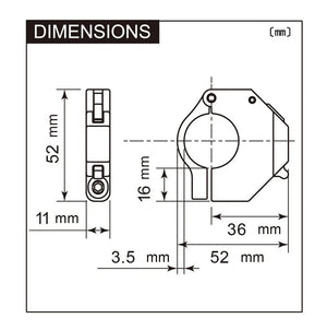 Daytona usb-stopcontact slim-mount usb-slim-mount type-c sw 18w