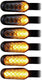 Daytona led knipperlicht d-light stellar turn signal running light d-light stellar