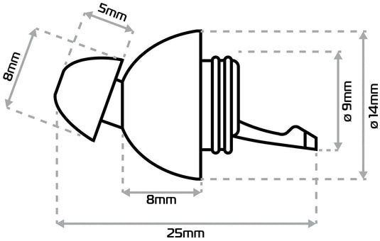 Oxford gehörschutzstöpsel filter buds hearing protection filter buds regular fit
