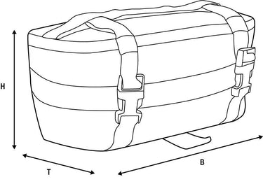 Oxford heuptasje fanny pack xw1s black 1.5l