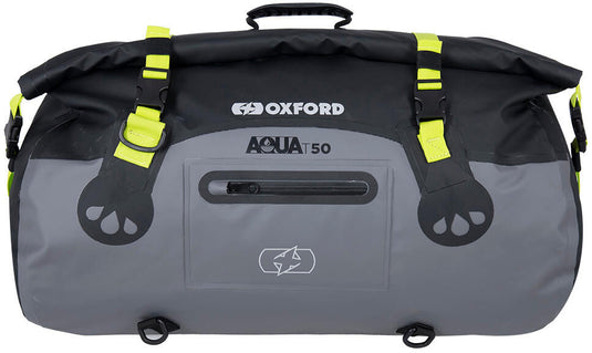 Oxford aqua t-50 bagagerol baggage roll t-50 black grey fluo