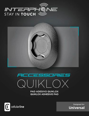Interphone mobiele telefoon houder quiklox quicklox plate z. adhesive cell phone ba