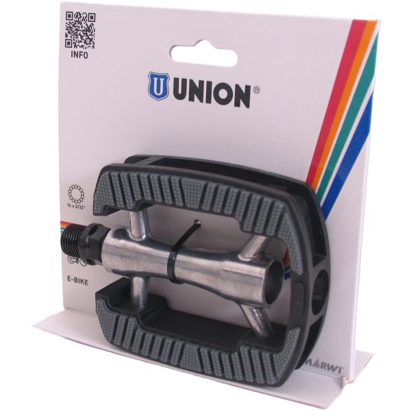 Load image into Gallery viewer, Union 821 pedalen alu zilver blister
