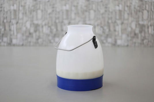 Kerbl melkemmer semi transparant blauw 30 liter
