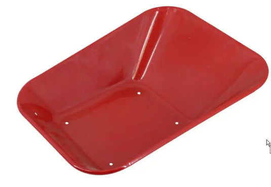Mm producten kinderkruiwagen metalen bak rood