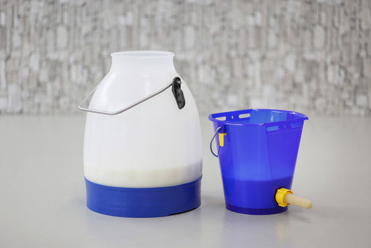 Producten kalveremmer kunststof afgeplat kaal blauw transparant