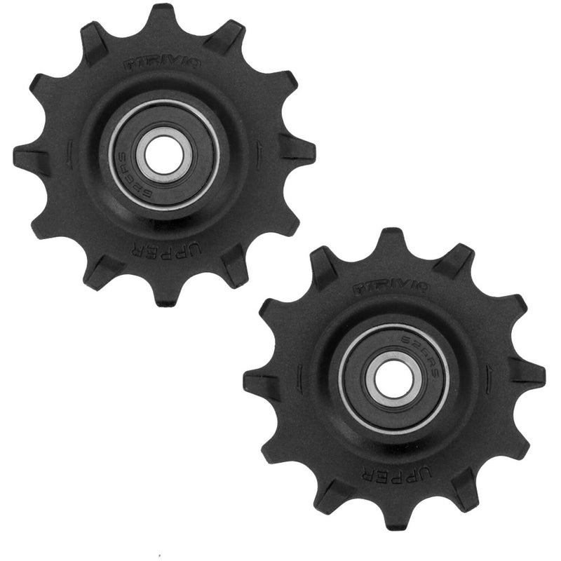 Load image into Gallery viewer, Trivio - derailleurwieltjes 12 12t chromo lagers
