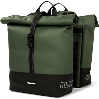 Load image into Gallery viewer, Urbanproof tas double roll up recycle 38l groen
