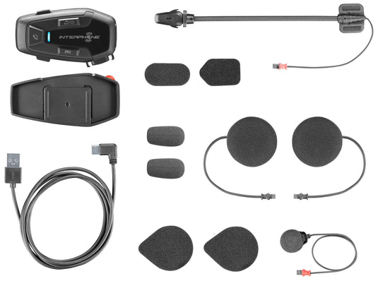Interphone helmkommunikationssystem u-com 7 r com. system helmet u-com7r doublekit