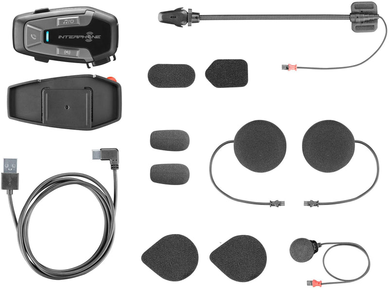 Load image into Gallery viewer, Interphone helmkommunikationssystem u-com 6 r com. system helmet u-com6r doublekit
