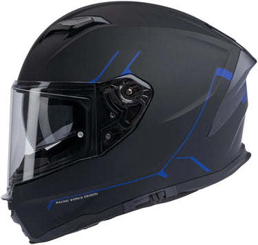 Spec-x integralhelm sx-82.03 r2 stinger helmet sx-82.03 r2 black matt blue xs pin re