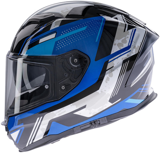 Spec-x integraalhelm sx-82.03 r1 stinger helmet sx-82.03 r1 bl black white xxl pinrea