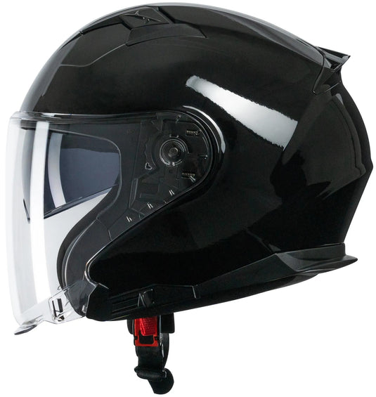 Spec-x jethelm sx-22.03 stinger jet helmet sx-22.03 stinger jet s black