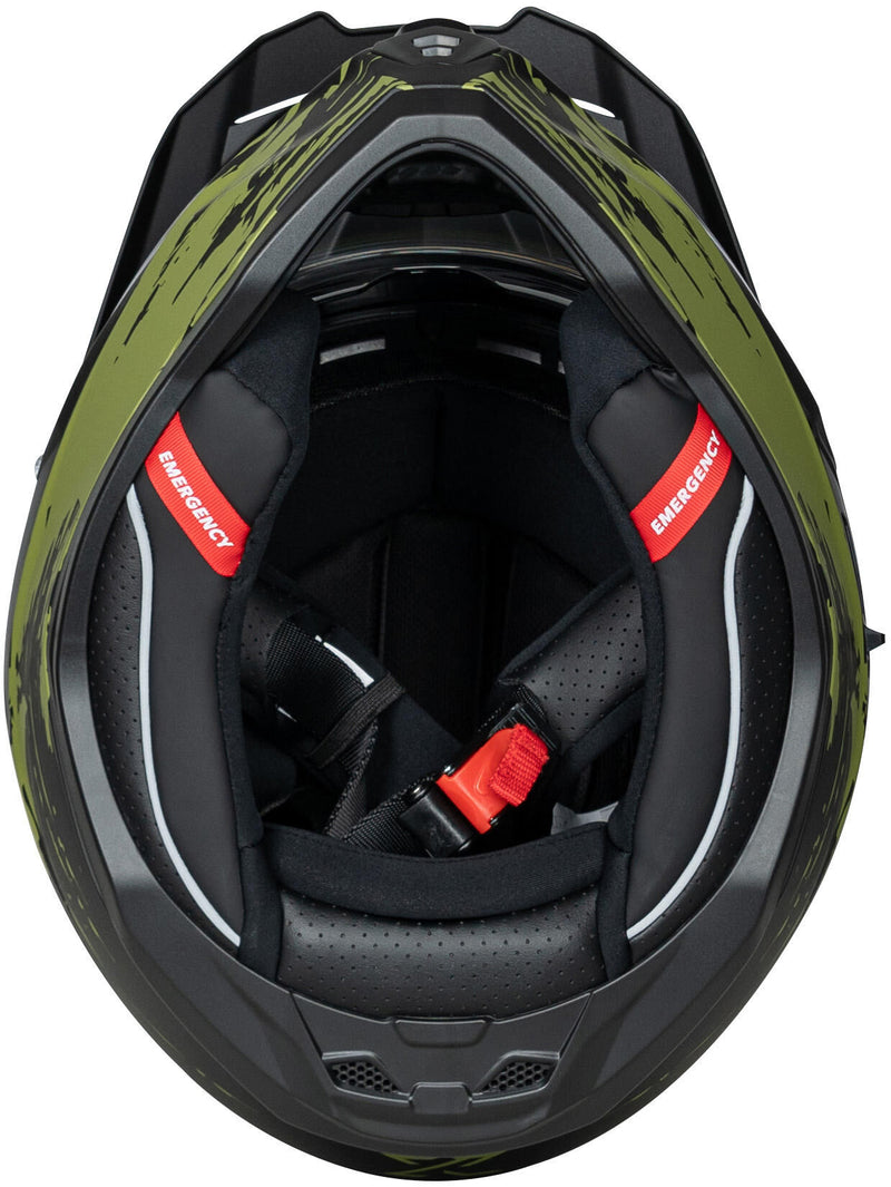 Load image into Gallery viewer, Spec-x endurohelm sx-62.01 r1 stinger adv helmet spac-x sx-62.01 r1 stinger adv s bl green
