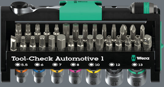 Wera tool-check automotive 1, 38 pieces