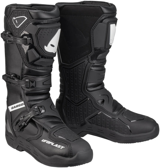 Ufo plast laarzen gargor boots ufo gargor black white gr. 45