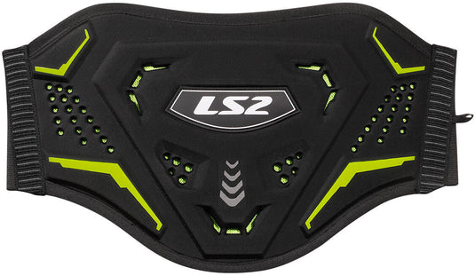 Ls2 nierriem koku kidney belts koku black yellow gr. 3xl-5xl