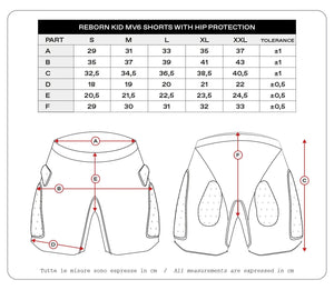 Ufo plast protektorenhose reborn mv6 children's protec. trouse reborn mv6 black gr. m