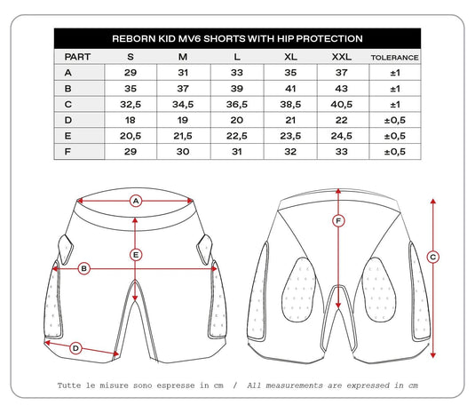 Ufo plast protektorenhose reborn mv6 children's protec. trouse reborn mv6 black gr.xxl