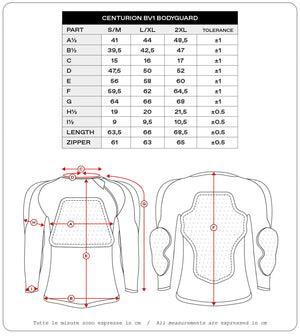 Ufo plast protektorenhemd centurion bv1 protector shirt ufo bv1 centurion black l xl