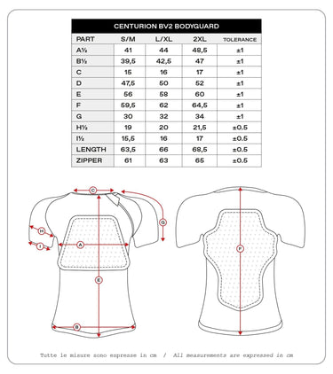 Ufo plast protektorenhemd centurion bv2 protector shirt ufo bv2 centurion black s m