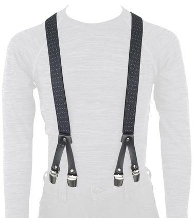 Oxford bretels trouser braces riggers chic black