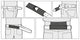 Oxford jacket verbindingsriem belt fastener black
