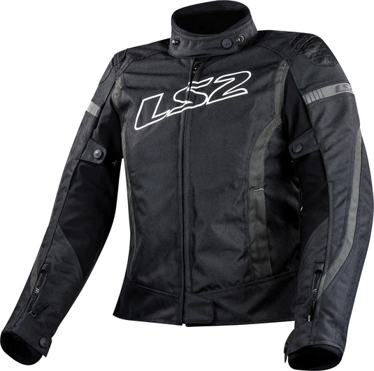 Ls2 jas gate jacket gate lady black dark gray s