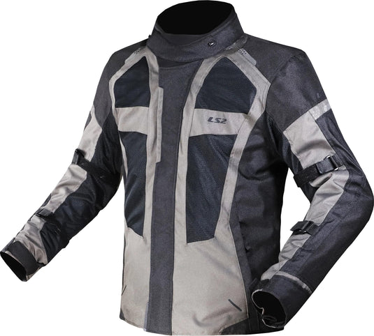 Ls2 jacke scout jacket scout man black dark gray 3xl