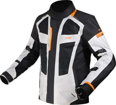 Ls2 jas scout jacket scout man black gray orange m