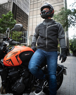 Ls2 jacke throttle jacket throttle man black dark gray xxl