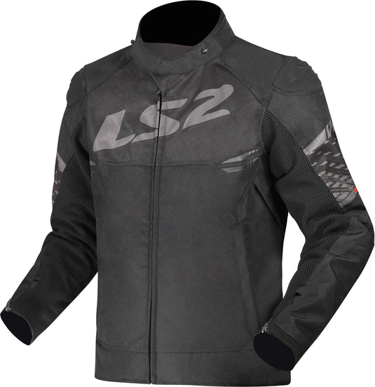 Ls2 apex jas jacket apex men black dark gray gr. xl