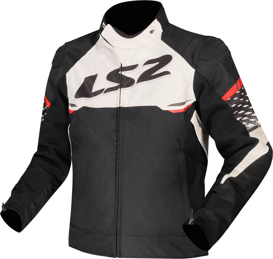 Ls2 apex jas jacket apex men black white red gr. xxl