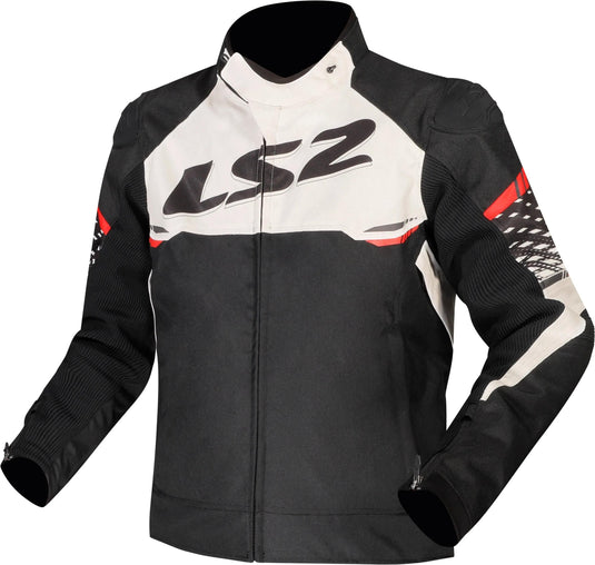 Ls2 jacke apex jacket apex men black white red size m