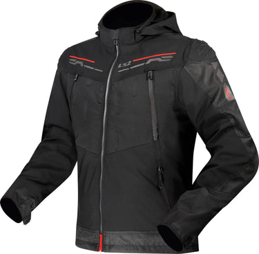 Ls2 jacke zirconium jacket zirconium mens black red gr. m