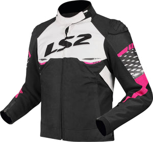 Ls2 jacke apex jacket apex ladies black white pink gr. m
