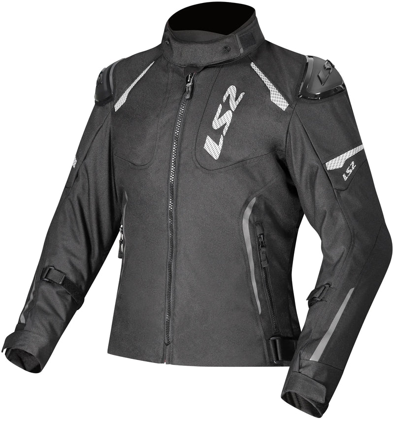Load image into Gallery viewer, Ls2 jas zoom lady jacket zoom ladies black gr. s

