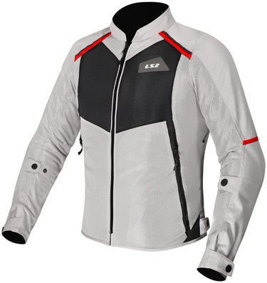 Ls2 jacke breeze lady jacket breeze ladies gray black red gr. m
